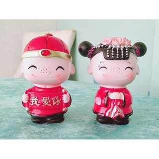 我愛你安床娃娃 安床娃娃 喝茶禮 吃茶禮 婚俗用品【皇家結婚百貨】