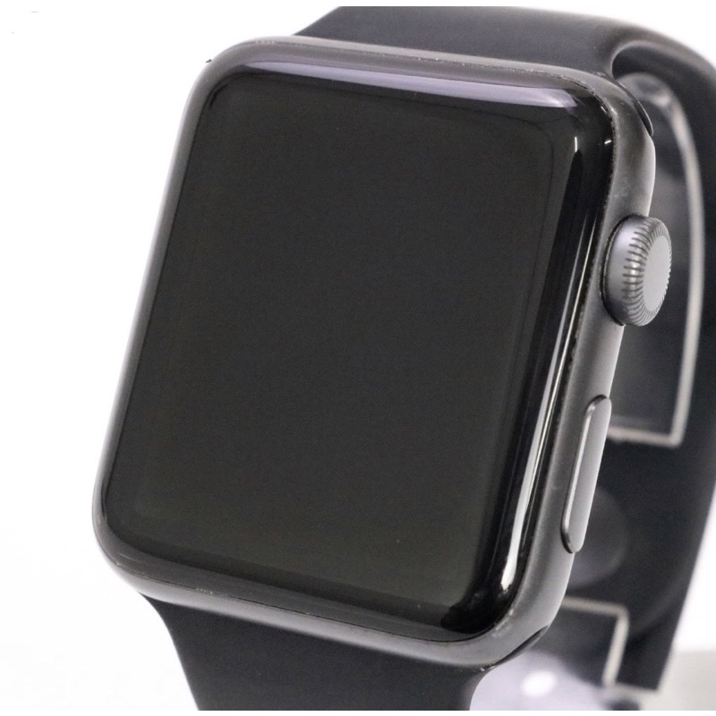 台灣公司貨 Apple Watch 3 GPS 42mm 太空灰 鋁金屬 黑色運動錶帶 智能穿戴