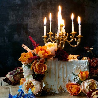 ☀孟玥購物☀蠟燭燭台 生日蛋糕裝飾  生日蠟燭 甜點台 歐式裝飾 創意迷你燭臺 派對用品 復古歐式 #8