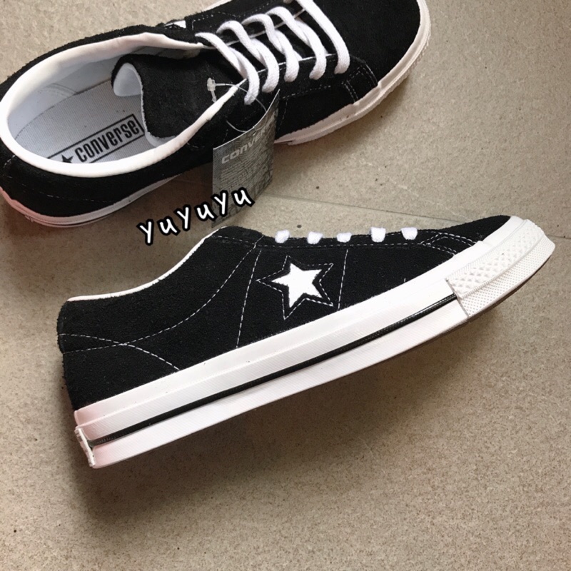 Converse one star 1970 70s low 黑色白星 