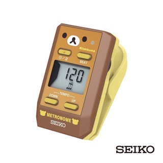 【SEIKO】DM51RKBR 拉拉熊 限定版節拍器/時鐘 棕色