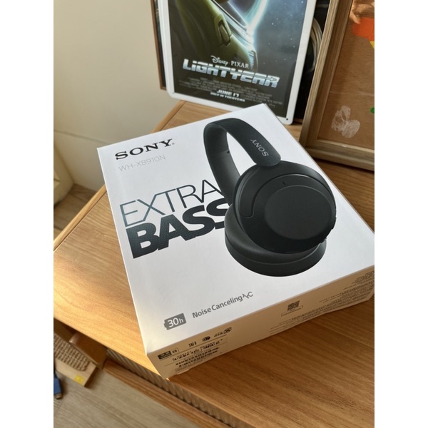 9成新 SONY EXTRA BASS WH-XB910N 藍芽抗噪耳機
