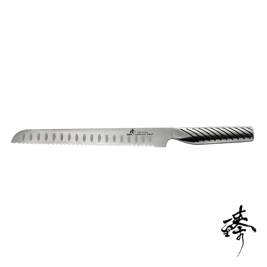 《Zhen 臻》  240/270mm 麵包刀 土司刀 -  一體成型防滑握柄 ~ 日本進口高碳鋼