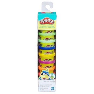 現貨 培樂多 Play-Doh 黏土 補充罐 10罐派對組 創意DIY黏土 安全無毒黏土【DJ-01A-53232】