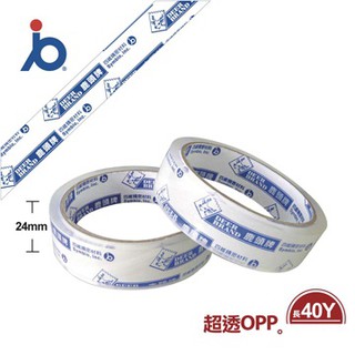 四維鹿頭牌 PPS7 1吋(1")OPP超透明膠帶 24mm*40y(36.4m) 整筒售(6捲入)