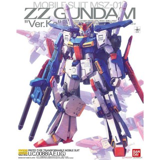 (大鳥叔叔模型)BANDAI 鋼彈1/100 MG 鋼彈 ZZ鋼彈 Ver.ka