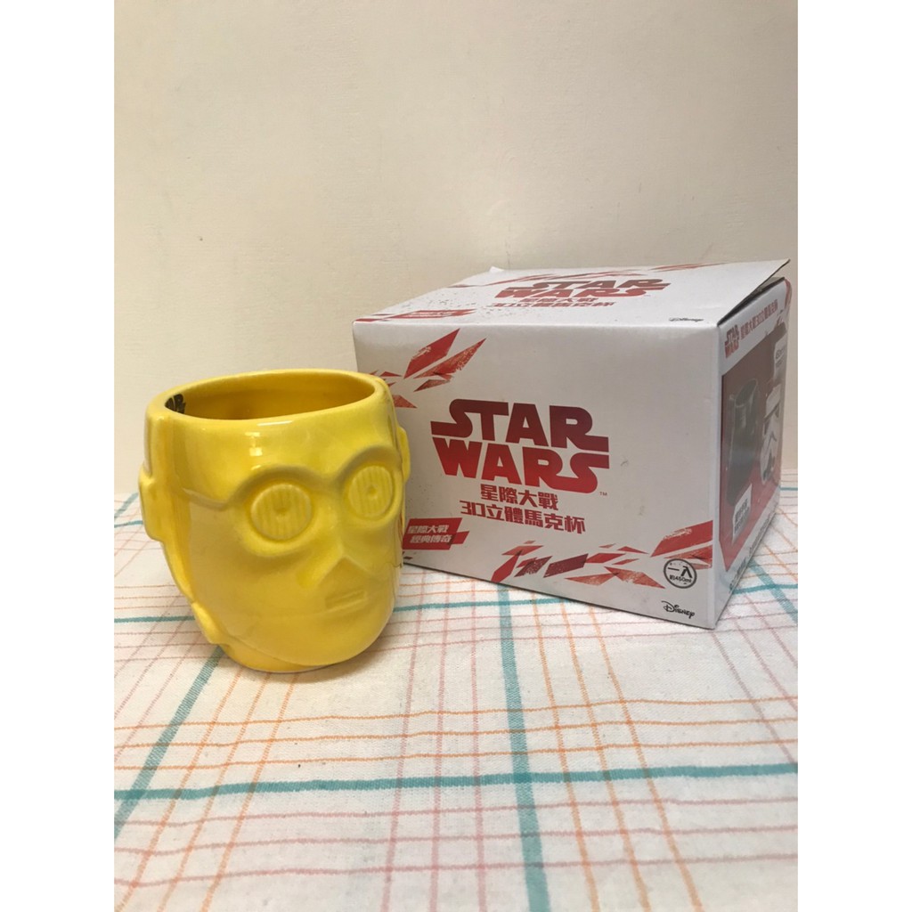 7-11 STAR WARS 星際大戰 3D立體馬克杯 C-3PO款