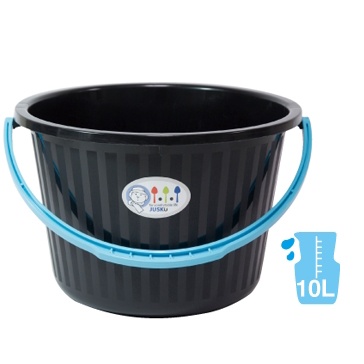 🔥含發票 佳斯捷 JUSKU 6991 黑傑克水桶(10L) 塑膠桶 儲水桶 手提桶 置物桶 手提 洗車水桶
