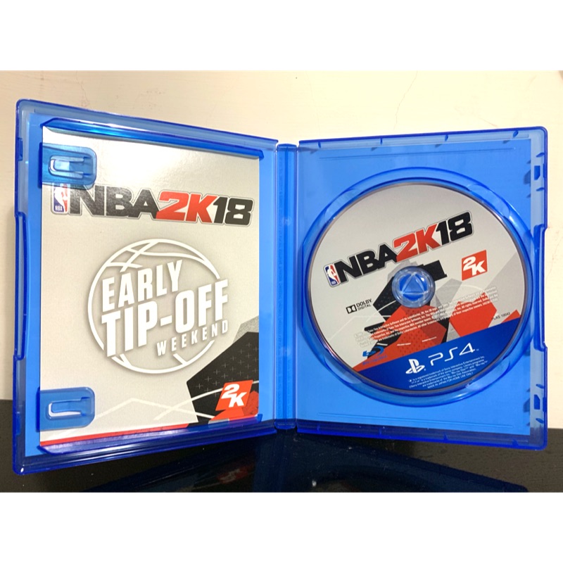 PS4 NBA 2K18 光碟無刮傷