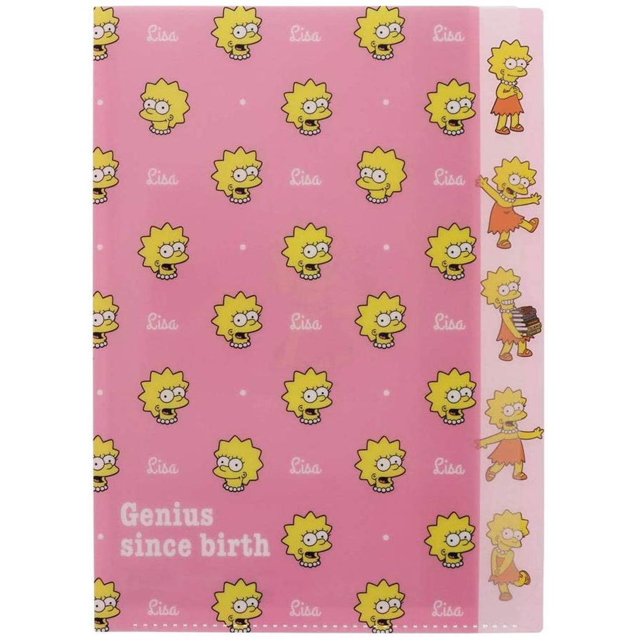 sun-star The Simpsons Die Cut Clear File 5P/ Lisa 誠品eslite