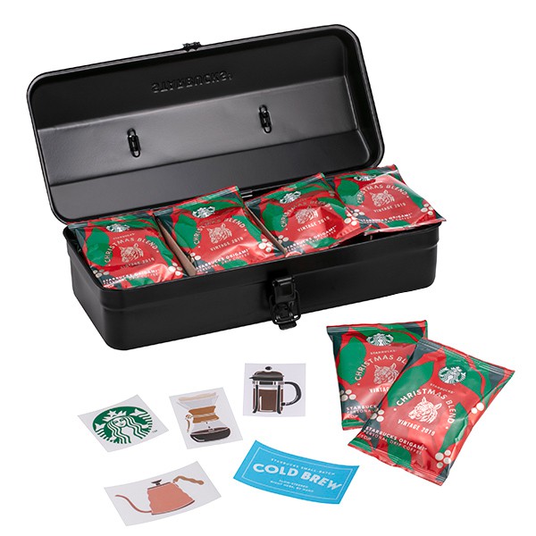 現貨 星巴克 耶誕工具箱 特色禮盒 禮品 鐵箱 收納盒 鐵盒 starbucks 收納箱 工具收納鐵盒