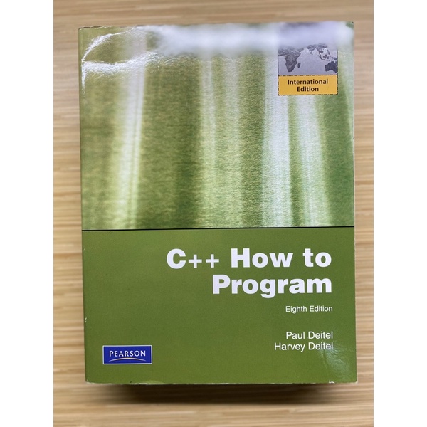 大學用書  C++參考書 C++ How to Program 8版 Paul Deitel Harvey Deitel