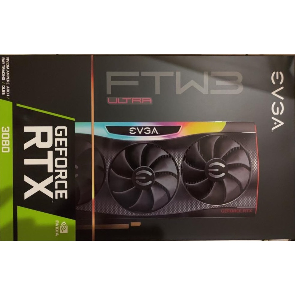 庫存 全新品 EVGA 艾維克 RTX3080 FTW3 Ultra 10G