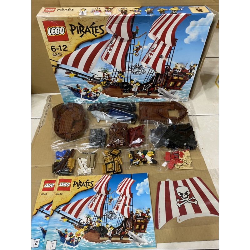 LEGO 4184,6243 海盜船(二手)限Lin下標