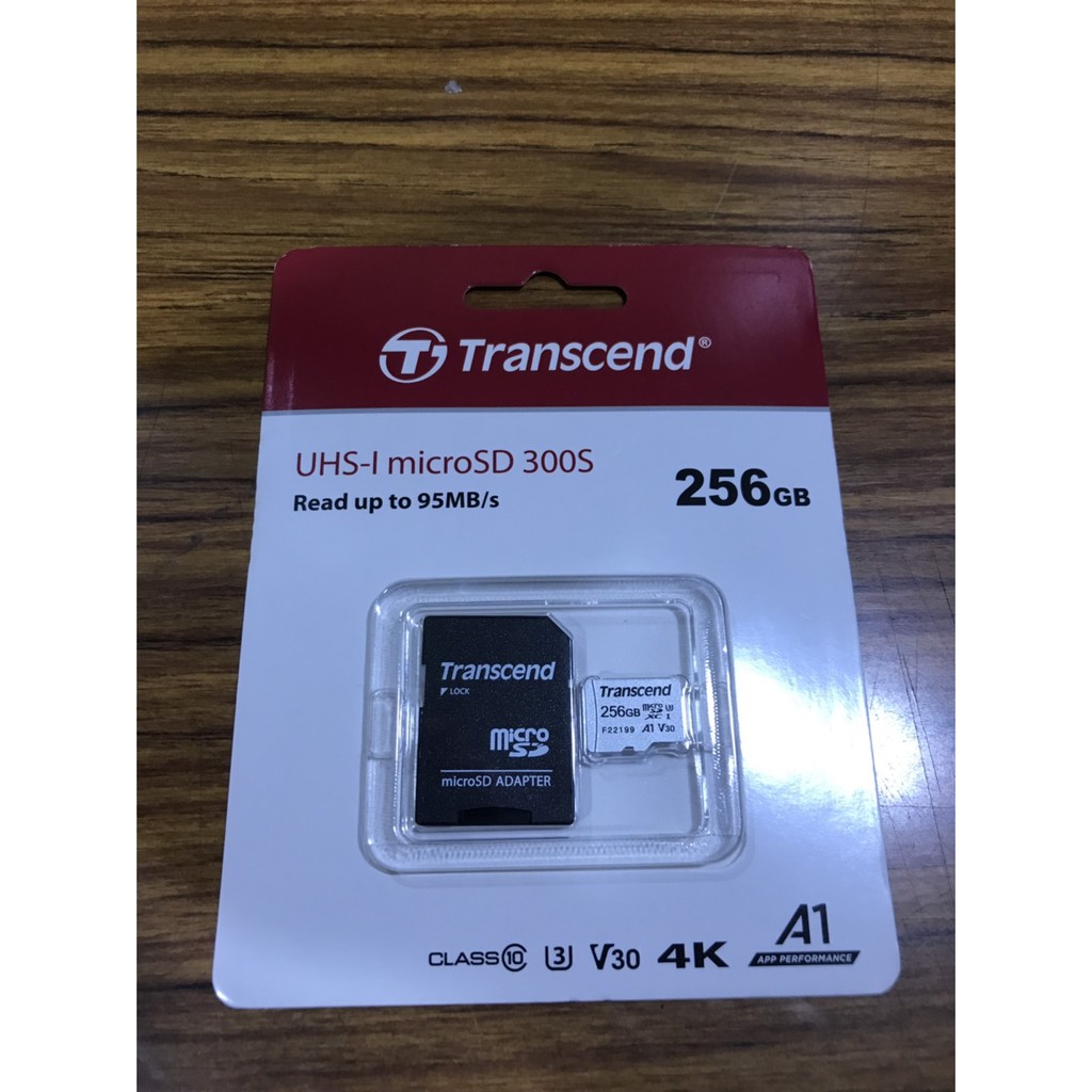 點子電腦☆北投@創見Transcend 256GB C10 300S 4K 記憶卡 UHSI microSD卡☆750元