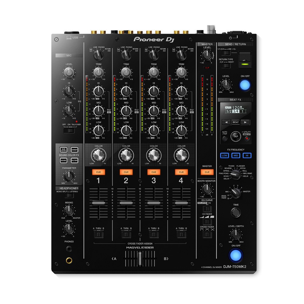 [淘兒]Pioneer – DJM-750mk2 繼承了DJM-900NXS2的主要特性和設計元素