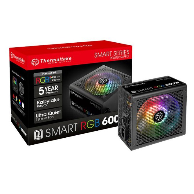 小白的生活工場*Thermaltake Smart RGB 600W電源供應器 80 PLUS認證5年保固