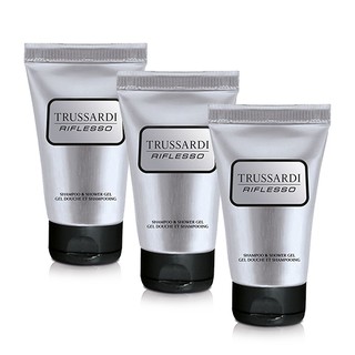 ☆MOMO小屋☆ Trussardi Riflesso 男性雙效沐浴膠 30ml (三入)