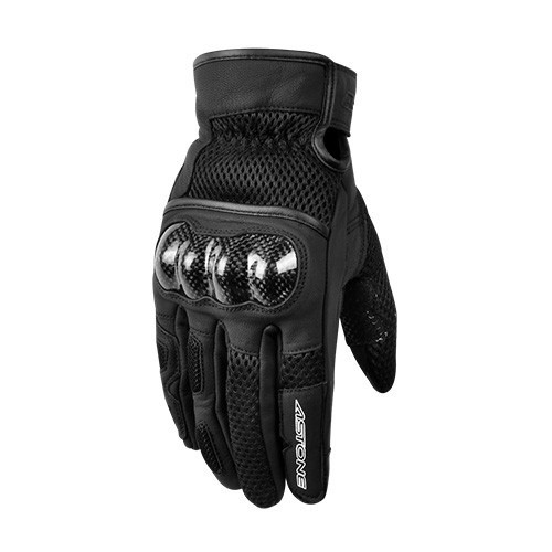 🔥拉風帽🔥【ASTONE】KC55 (黑) 觸控透氣防摔手套 夏季手套 透氣碳纖維 軟質牛皮 防摔手套