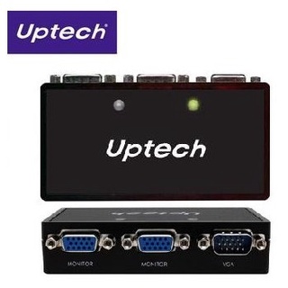 登昌恆 Uptech VS200螢幕分配器 同步輸出兩個螢幕