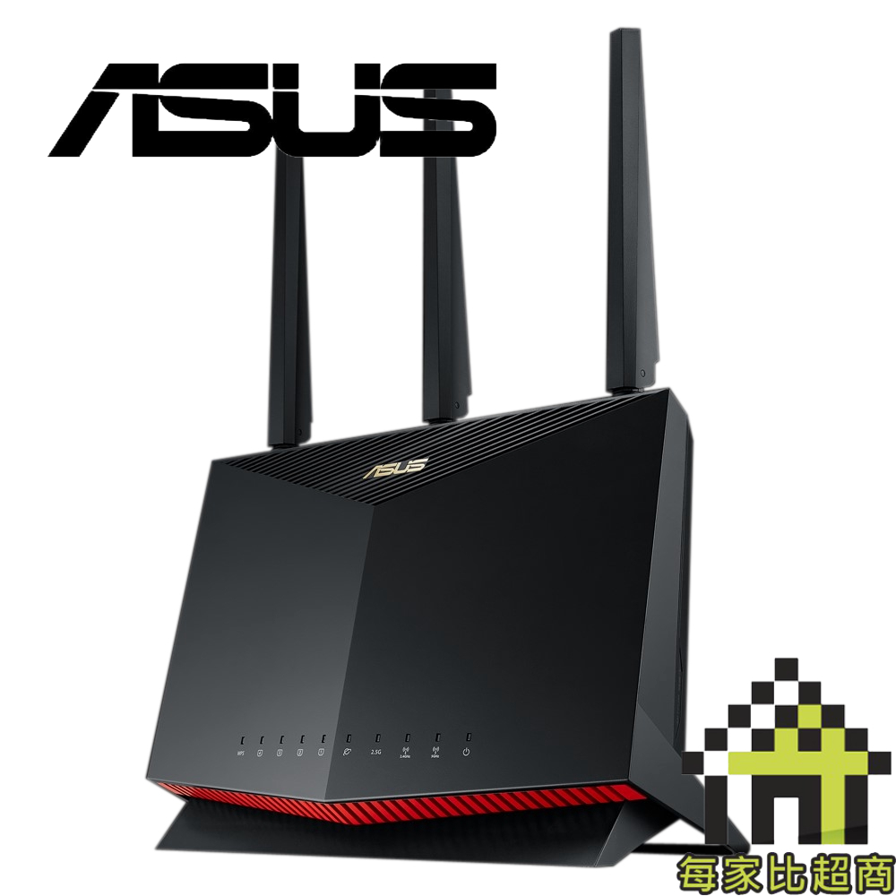 華碩 RT-AX86U PRO 無線 路由器 ASUS WiFi 6 雙頻 Gigabit  【每家比】