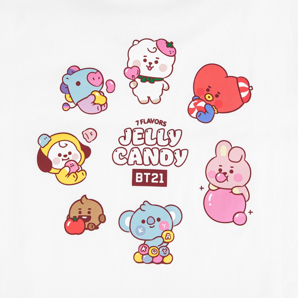 BT21 JELLY CANDY mini plush 迷你玩偶－【現貨】COOKY款 BTS 防彈