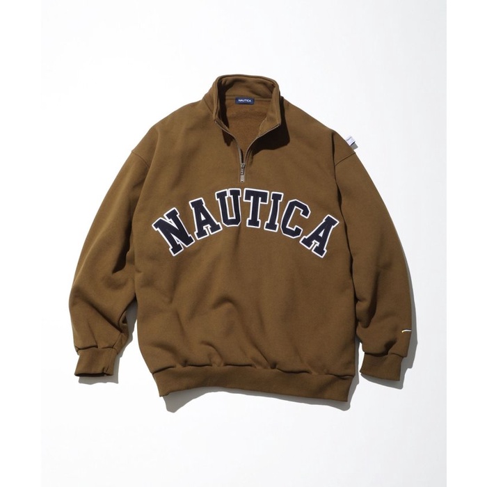 【日貨代購CITY】NAUTICA  Arch Logo Fleece Sweatshirt 搖粒絨 高領 大學T 現貨