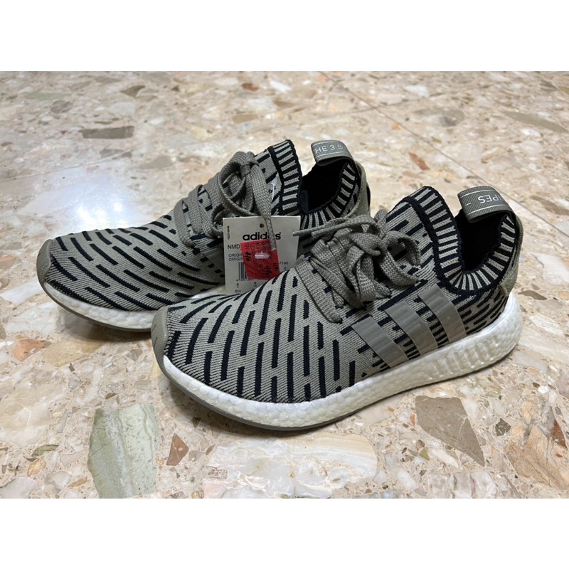 Adidas Originals nmd R2 PK BA7198 雨滴 線條 軍綠 迷彩 運動鞋 慢跑 健身