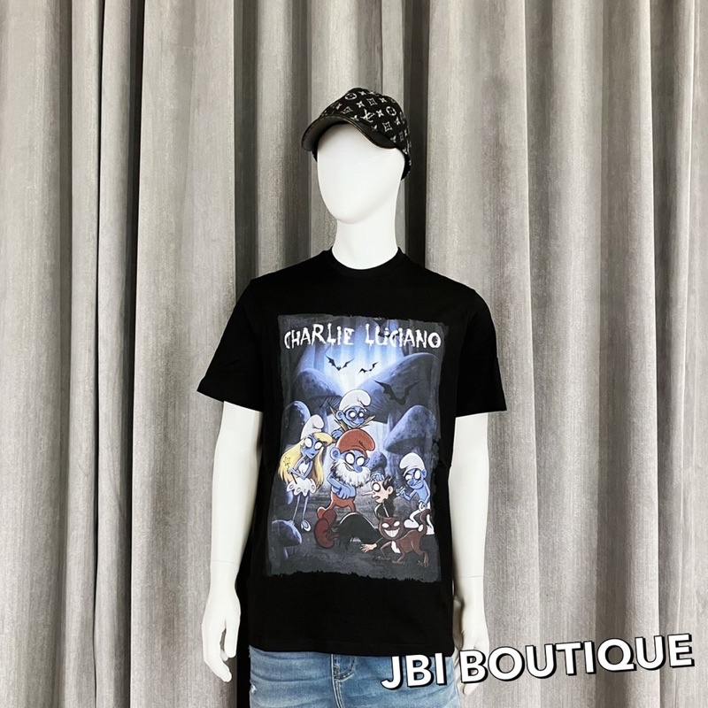 JBI BOUTIQUE✔️Charlie Luciano CL 藍色小精靈短袖 T恤
