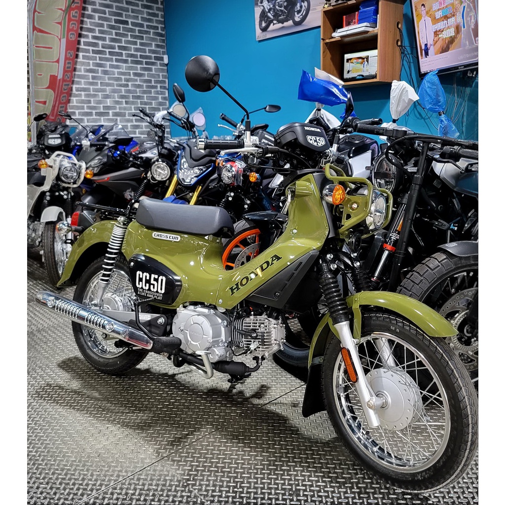 現車一台 日規22 Honda Cross Cub 50 綠牌全新車售價 17 8萬日本製50cc 蝦皮購物