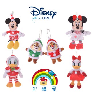 【彩購屋】現貨 日本迪士尼商店 Disney 迪士尼 聖誕節 吊飾 娃娃 玩偶 掛飾 米奇 米妮 奇奇蒂蒂 唐老鴨 黛西