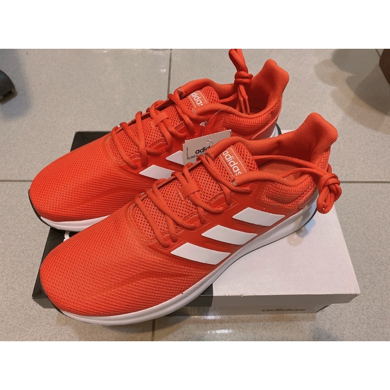優惠！全新正品 ADIDAS 愛迪達 RUNFALCON 男 紅 慢跑鞋 F36202 28cm