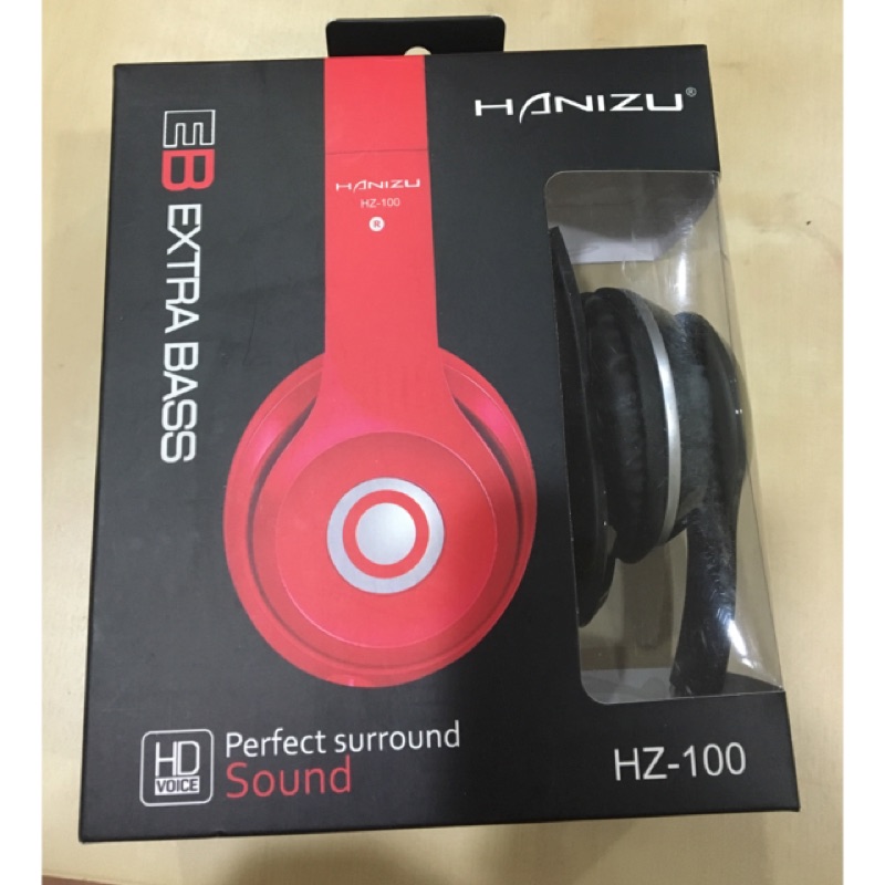 HANIZU耳機-HZ-100(黑色.)耳罩式耳機