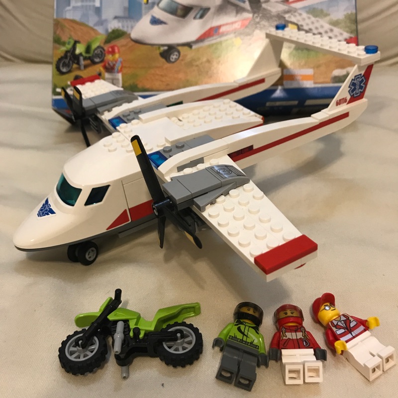 樂高Lego City 60116救護飛機 附盒