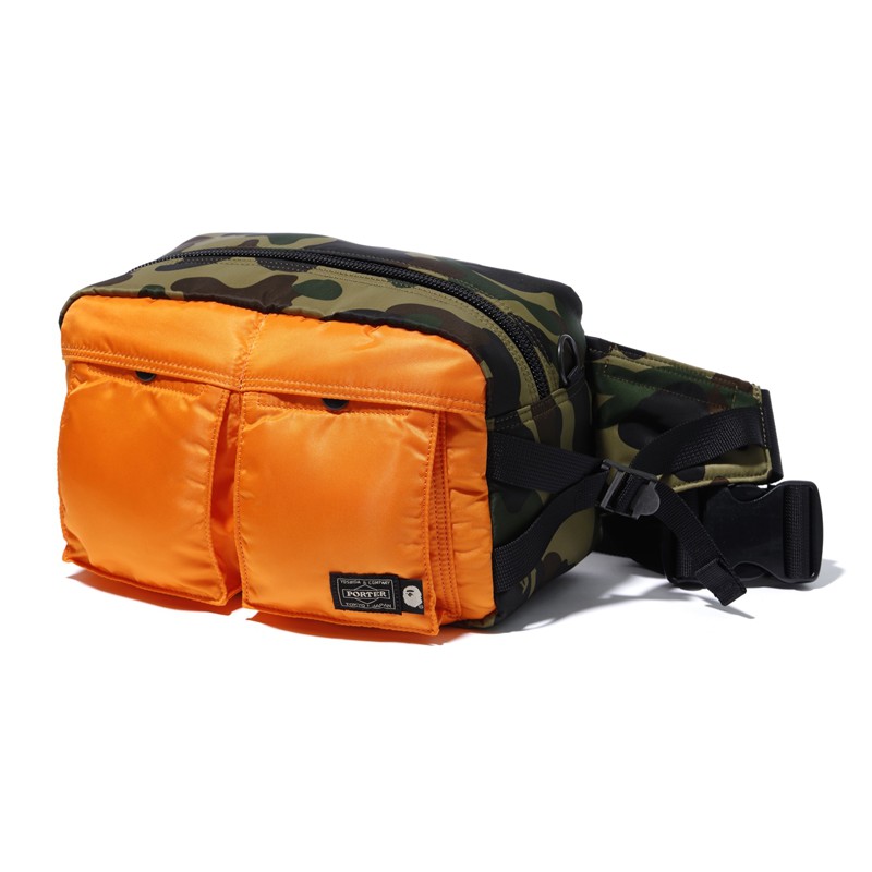 『Definite』Bape X Porter 1st CAMO Waist Bag 包包 腰包 全新正品 日本購入