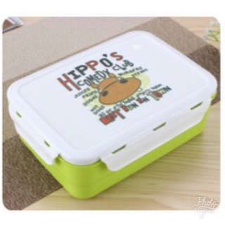 生活百貨 304不銹鋼雙層可拆保溫飯盒 微波爐便當盒學生成人雙層防燙快餐盤