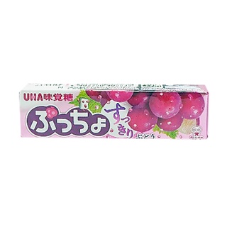 UHA味覺糖 噗啾葡萄味條糖 50g【Donki日本唐吉訶德】