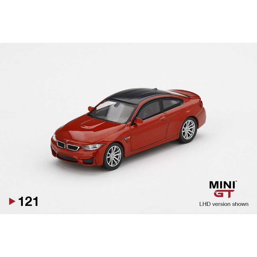 【模例】Mini GT 1/64 BMW M4 (F82) Sakhir Orange (MGT00121)