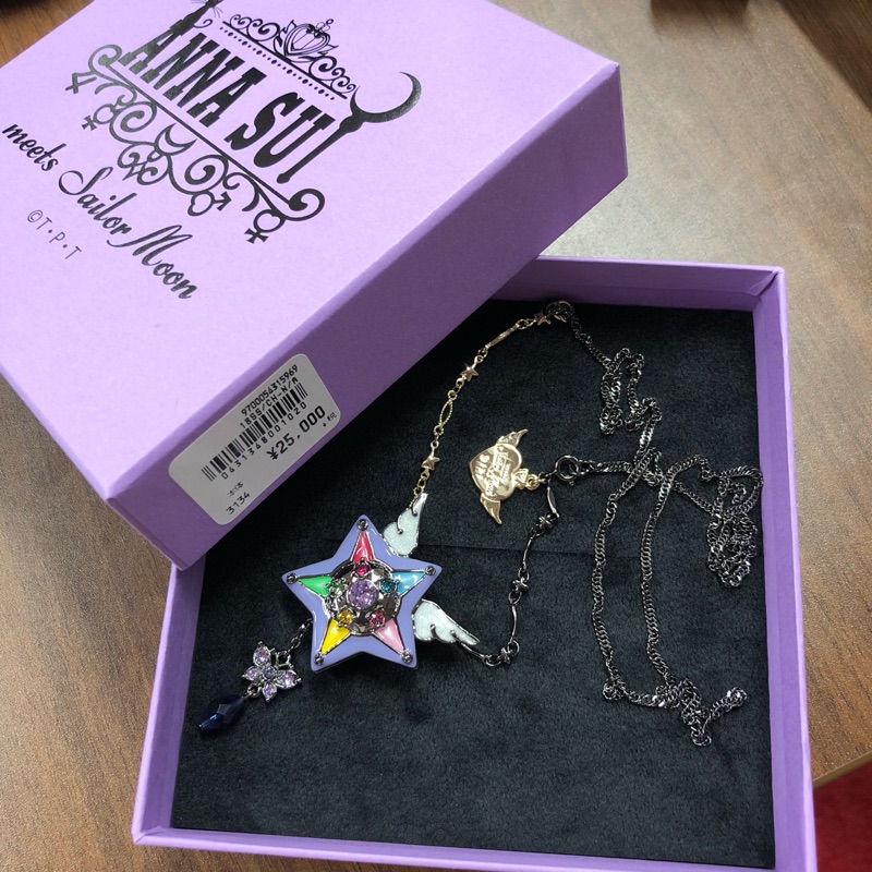 日本ANNA SUI x 美少女戰士 聯名 月光寶盒長鍊 實品超美 限量商品 最後一條！