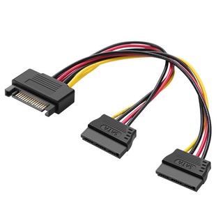 SATA 一分二線 硬碟電源線 SATA一公轉二母