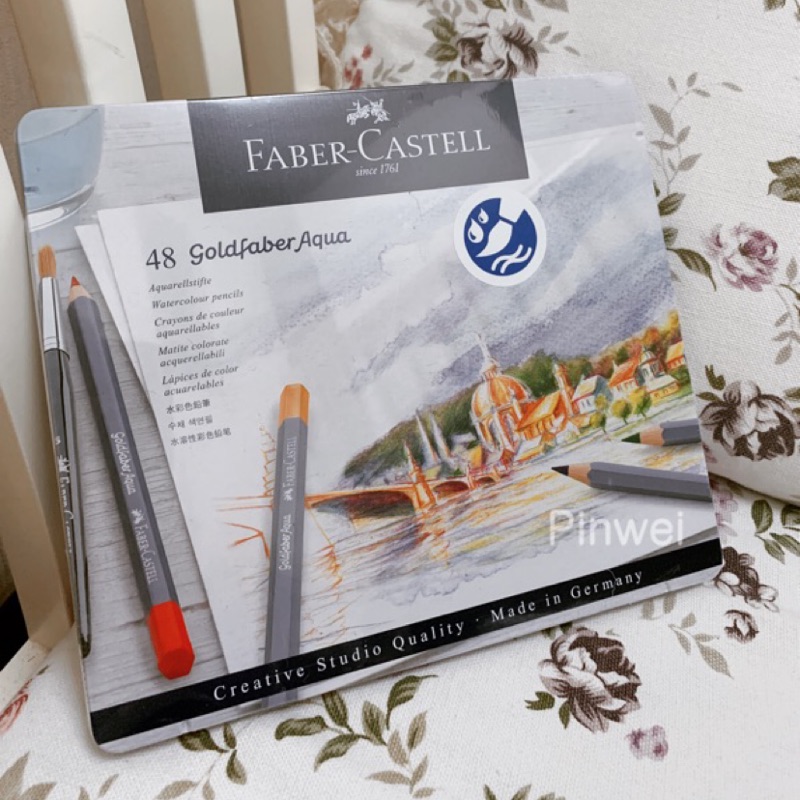 💮【PIN WEI美術用品】輝柏Faber-Castell水彩色鉛筆48色 蝦皮購物
