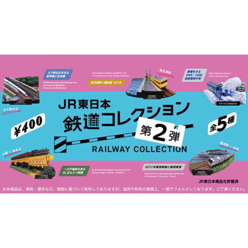 海洋堂 JR東日本2 扭蛋 人物誌 轉蛋