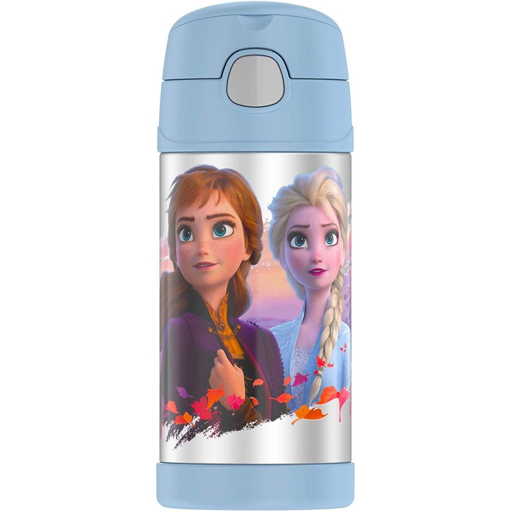 現貨 美國 THERMOS 膳魔師 Frozen 2 冰雪奇緣 不鏽鋼吸管式水壺 保溫杯 保冷杯 兒童水壺 保溫瓶