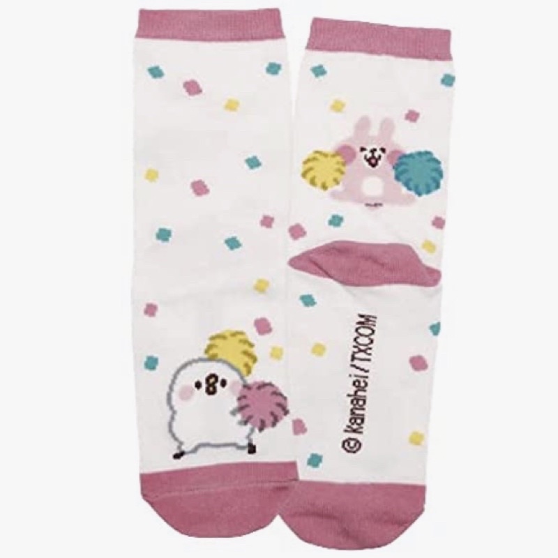 ⭕️現貨⭕️卡娜赫拉 kanahei 卡娜赫拉的小動物 襪子 造型襪 中筒襪 短襪 粉紅色