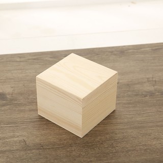 實木 香樟木带锁木箱复古正方形储物箱收纳木箱子木质方木盒子大号木盒 W008 蝦皮購物