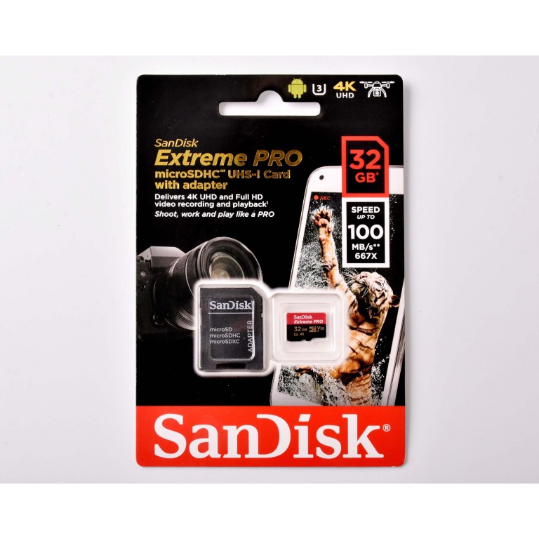 SanDisk Extreme PRO microSD UHS-I  32G 記憶卡