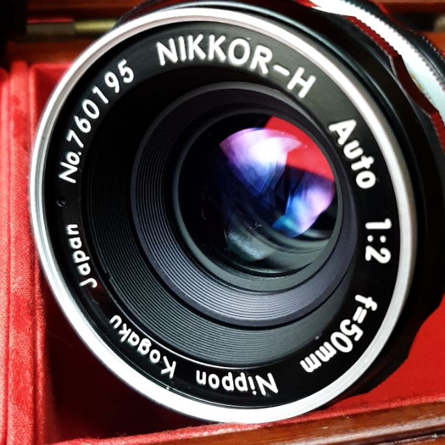 Nikon Nikkor-H auto Nippon Kogaku Japan 50mm F2 定焦標準鏡(附Aid環 