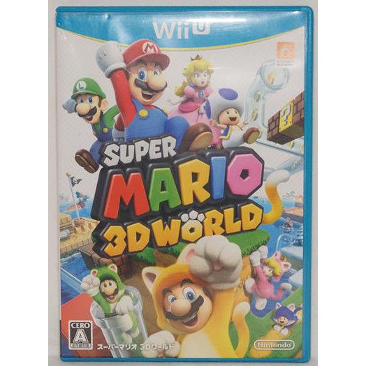 日版 WiiU 超級瑪利歐3D世界 SUPER MARIO 3D WORLD