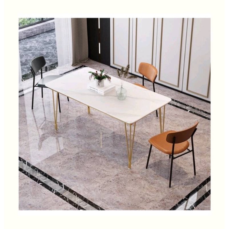 (義大利進口岩板)岩板餐桌 餐桌 桌子 岩板 腳架 工業風腳架 桌腳 碳素鋼桌腳