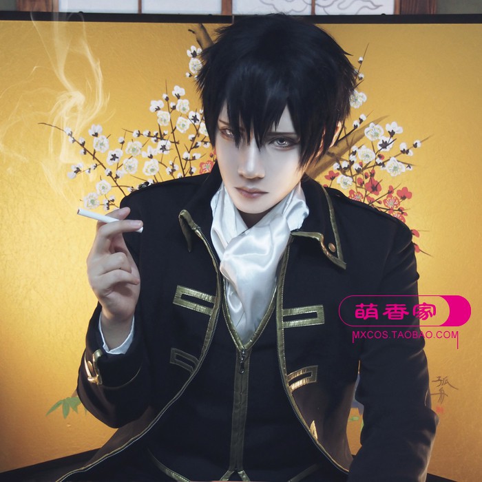 萌香家 陽炎project瀬戸磯貝悠馬銀魂土方十四郎cosplay假發 蝦皮購物